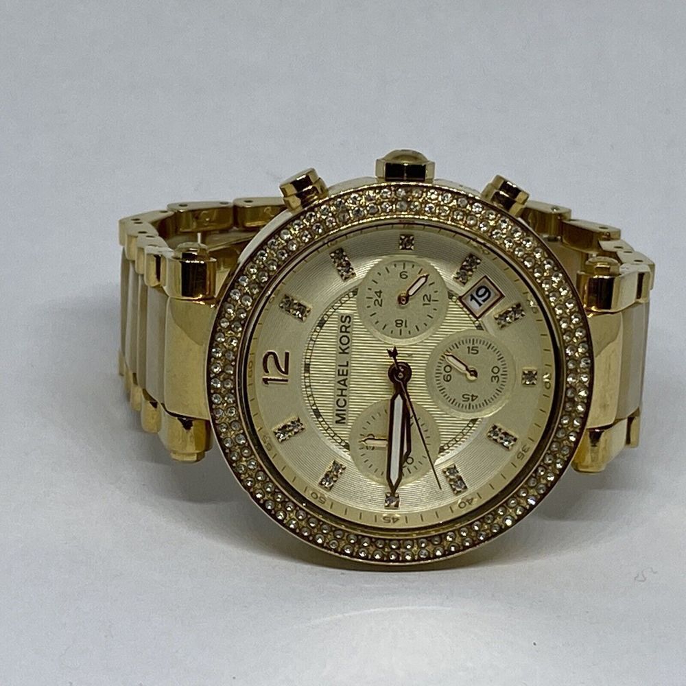 Michael Kors Parker MK5632 Womens Stainless Steel Analog Dial Quartz Watch MP709 - Picture 7 of 12